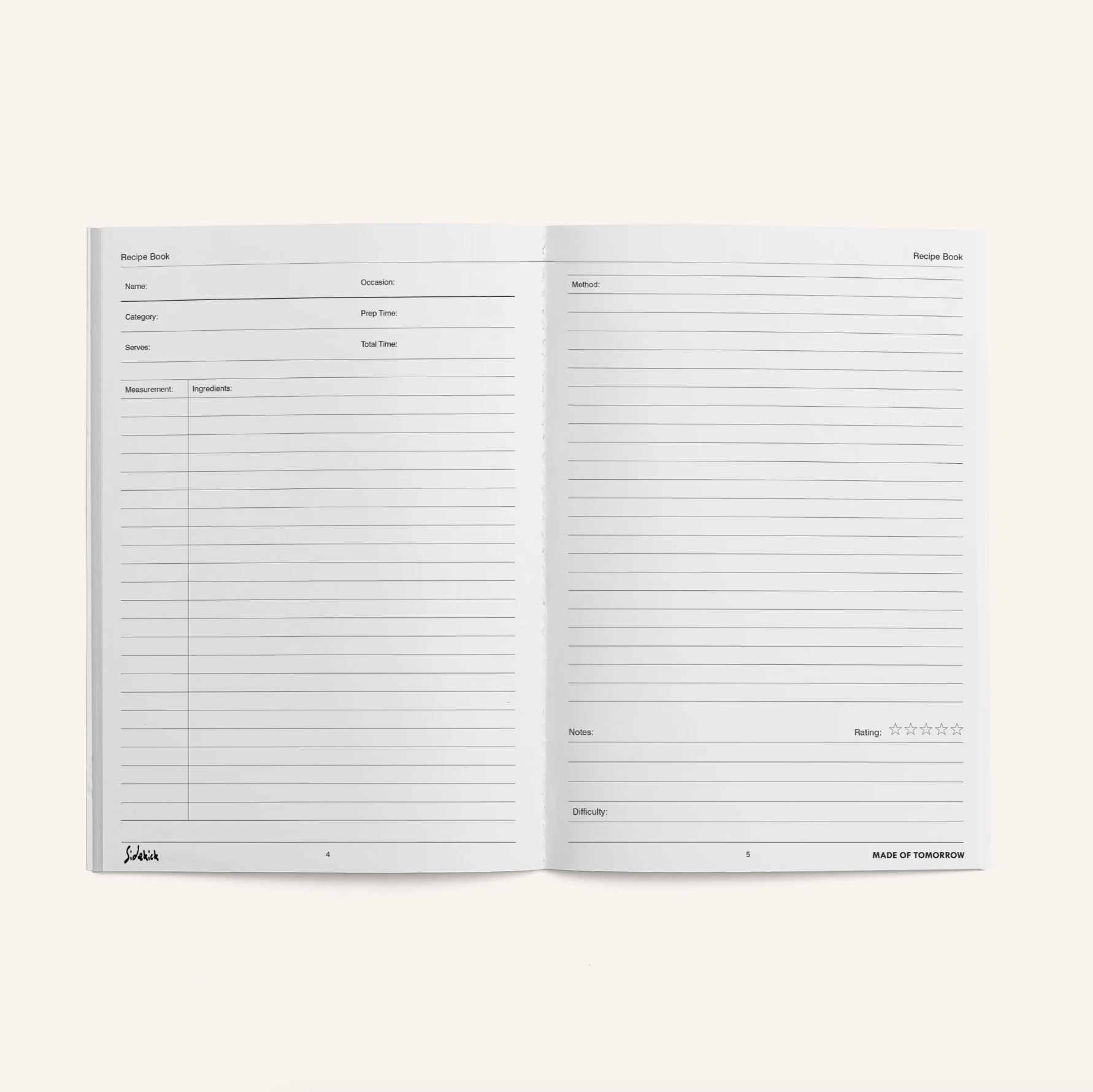 Otto's Corner Store - Recipe Book - Made Of Tomorrow