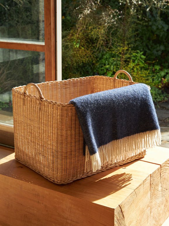 Otto's Corner Store - Wool Throw - Navy