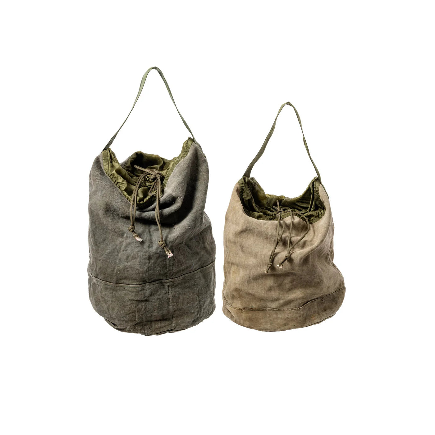 Vintage Material Drawstring Bag