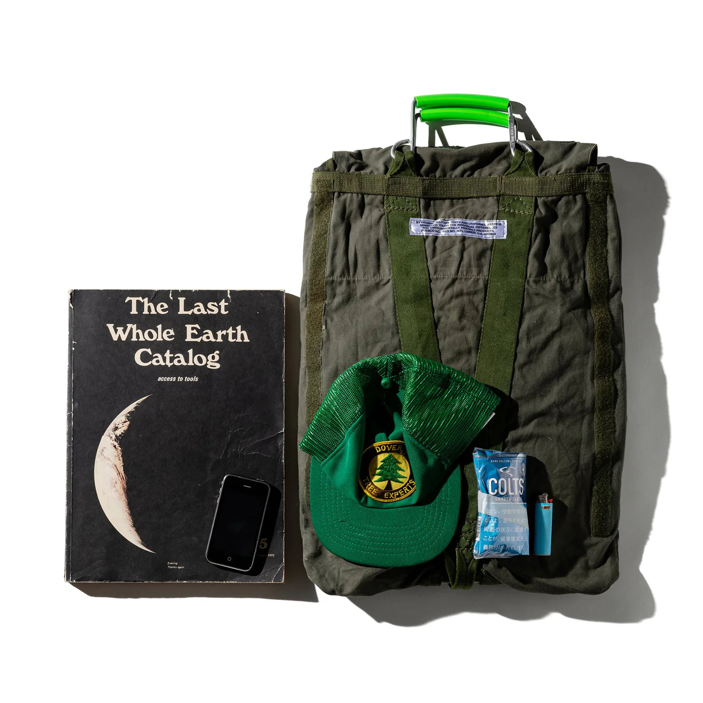 Vintage material A3 Bag