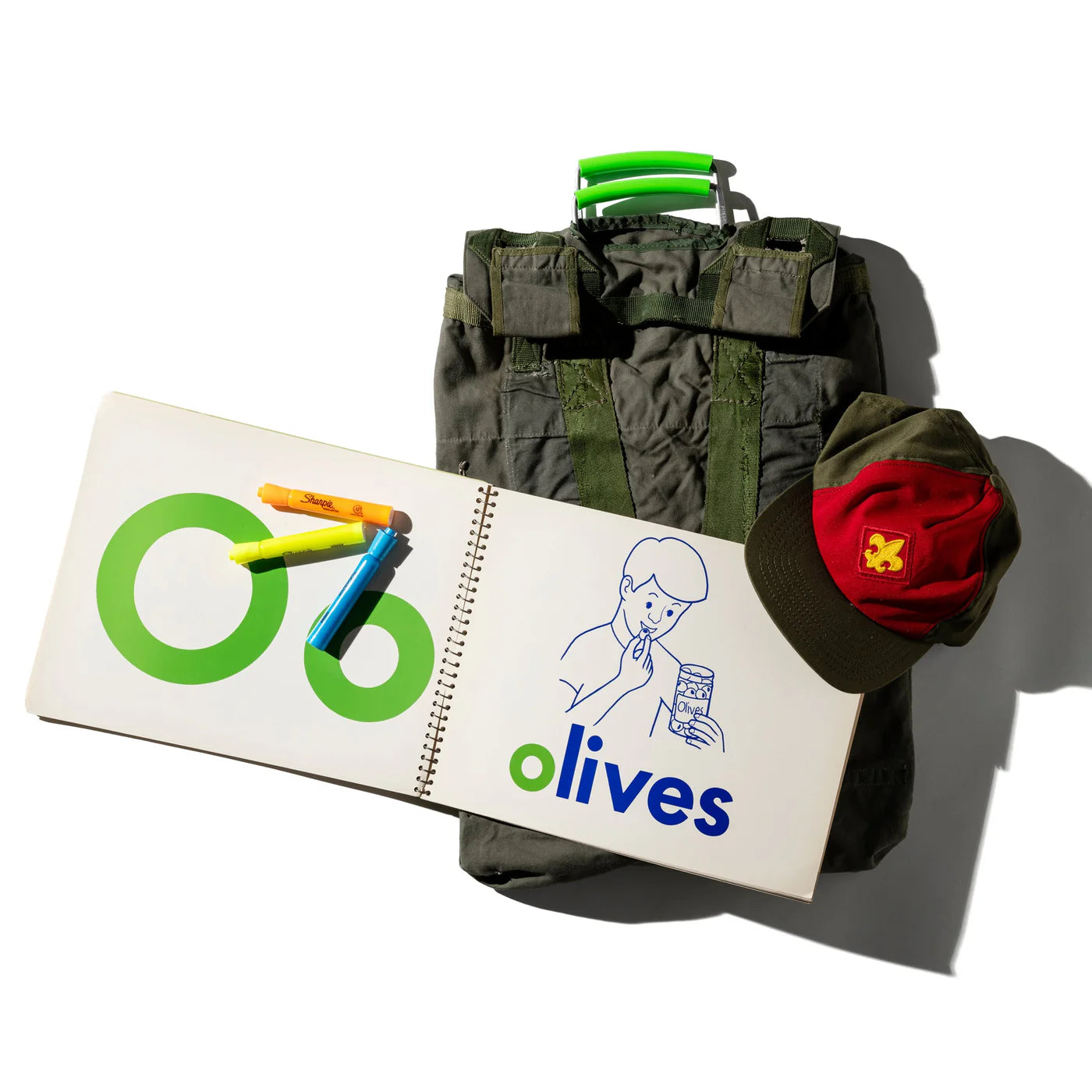 Vintage material A3 Bag