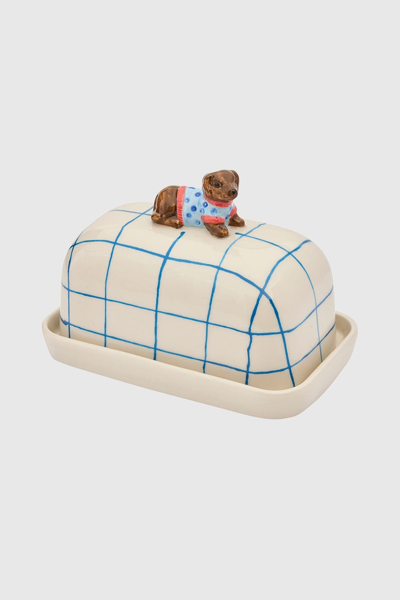 Dachshund Butter Dish