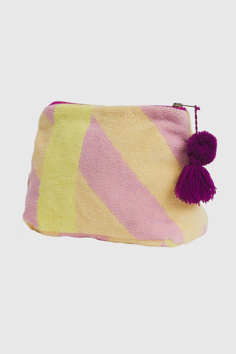 Jarita Terry Medium Pouch - Mauve