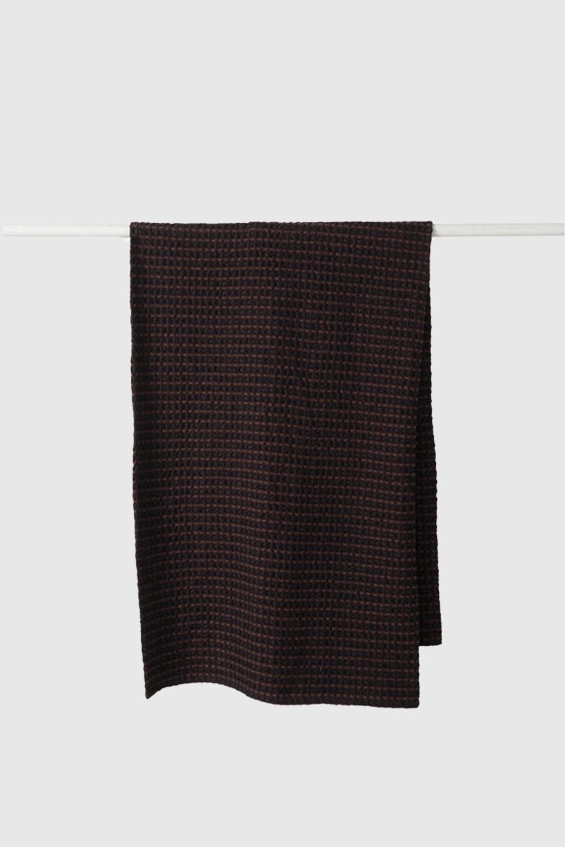 Otto's Corner Store - Aalto Bath Towel Range - Midnight/Mahogany