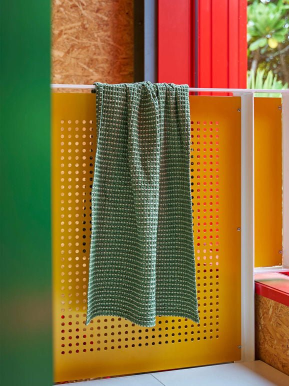 Otto's Corner Store - Aalto Bath Towel Range - Spirulina/Butter