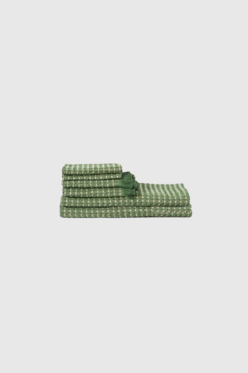 Otto's Corner Store - Aalto Bath Towel Range - Spirulina/Butter