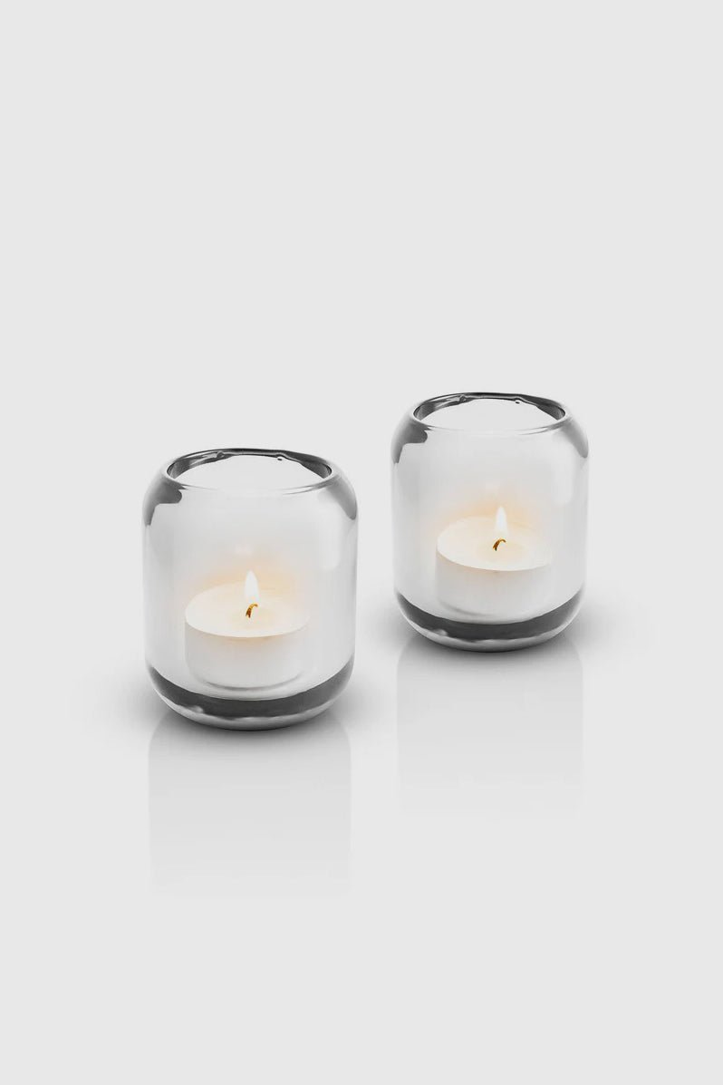 Otto's Corner Store - Acorn Tealight Holder (2pcs) - Clear