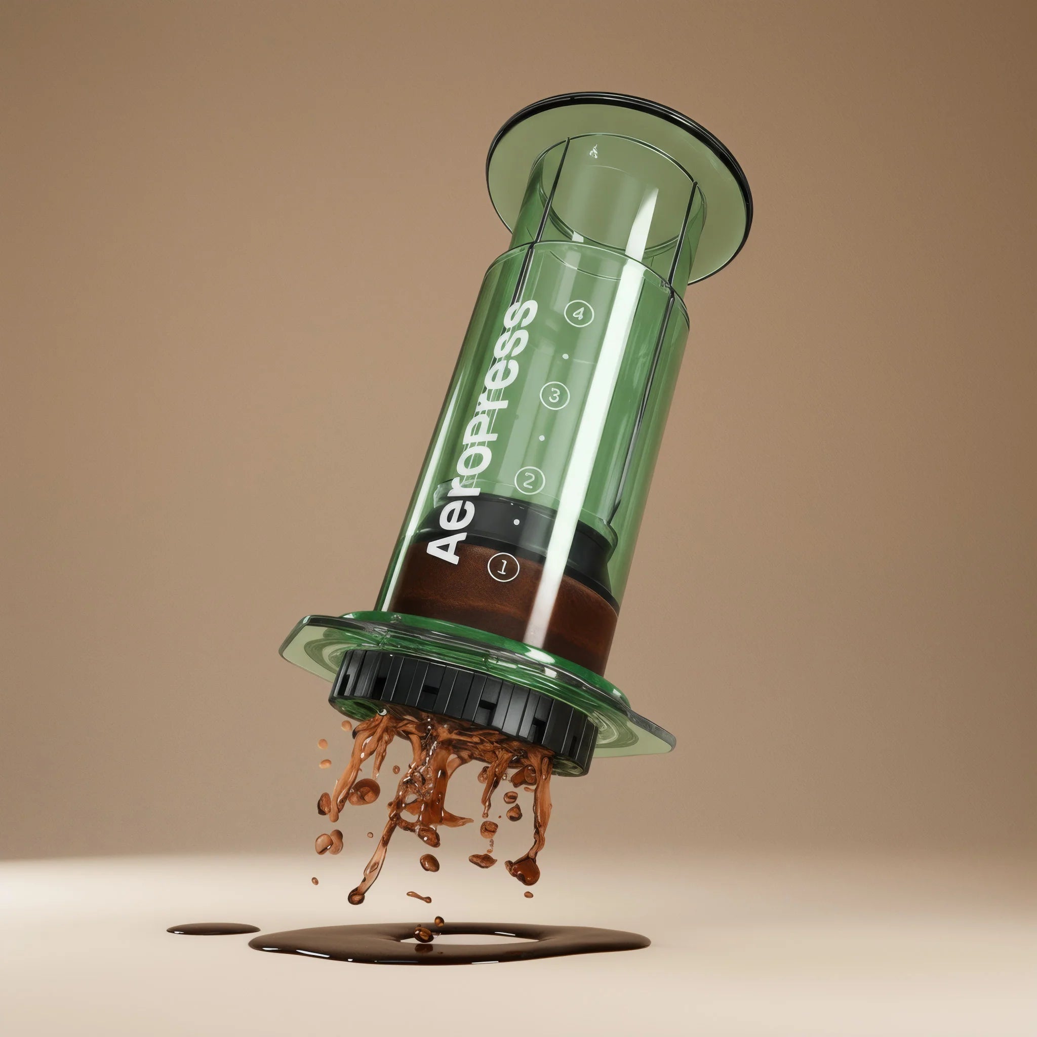 Otto's Corner Store - Aeropress Clear Green Coffee Maker