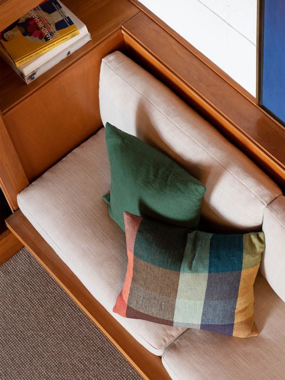 Otto's Corner Store - Alba Cushion w/ Feather & Down Inner - Spirulina