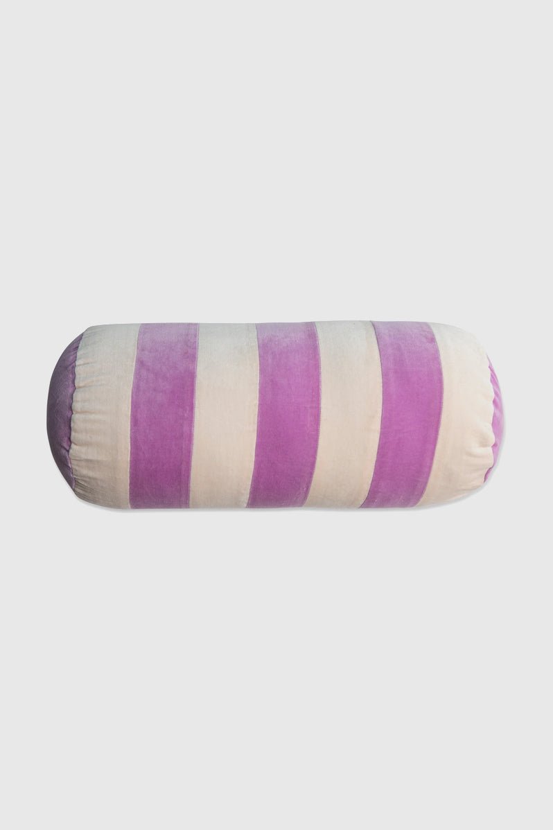 Otto's Corner Store - Amethyst Pearl Velvet Bolster Cushion