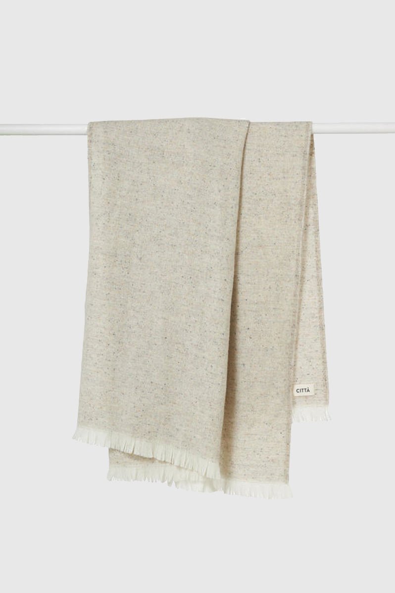 Otto's Corner Store - Bach Wool Blanket - Natural/Vanilla