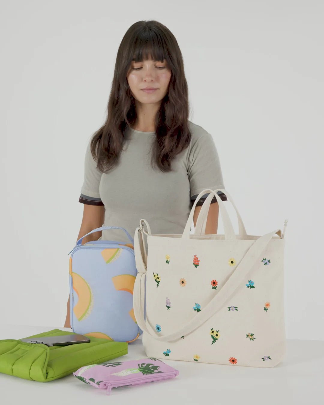 Otto's Corner Store - Baggu | Horizontal Zip Duck Bag - Ditsy Floral