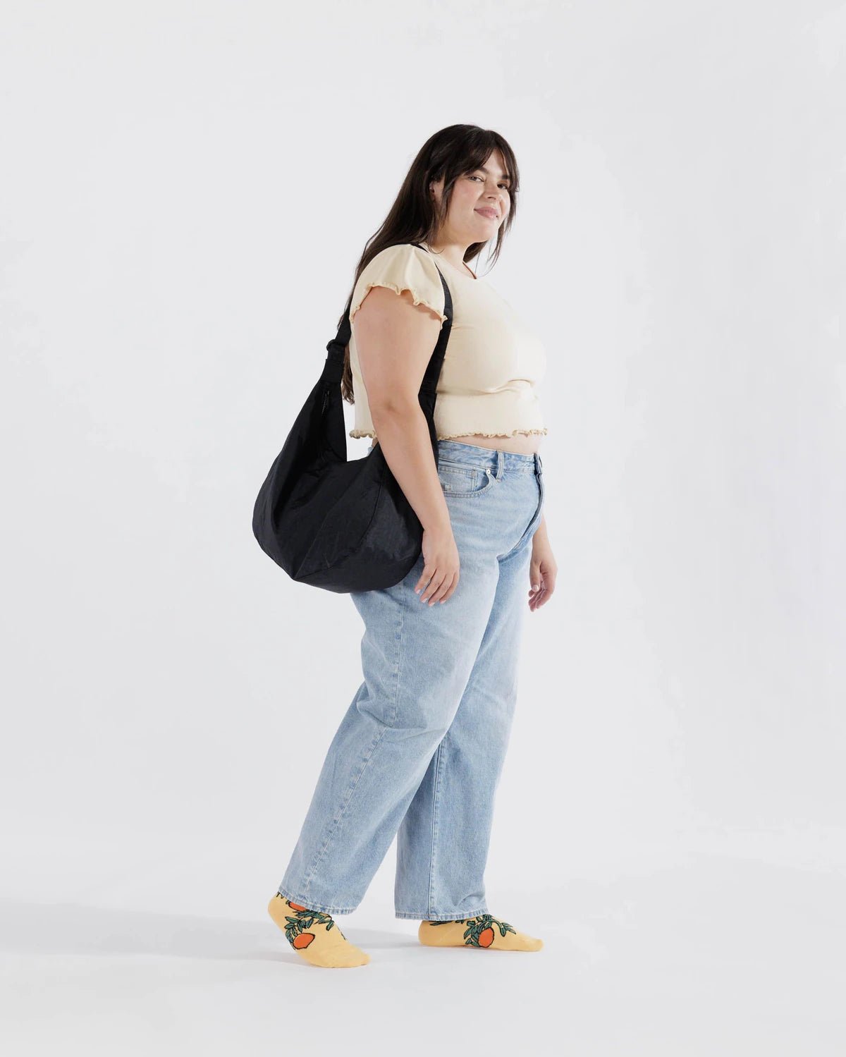 Otto's Corner Store - Baggu | Large Nylon Crescent Bag - Black 37.5"