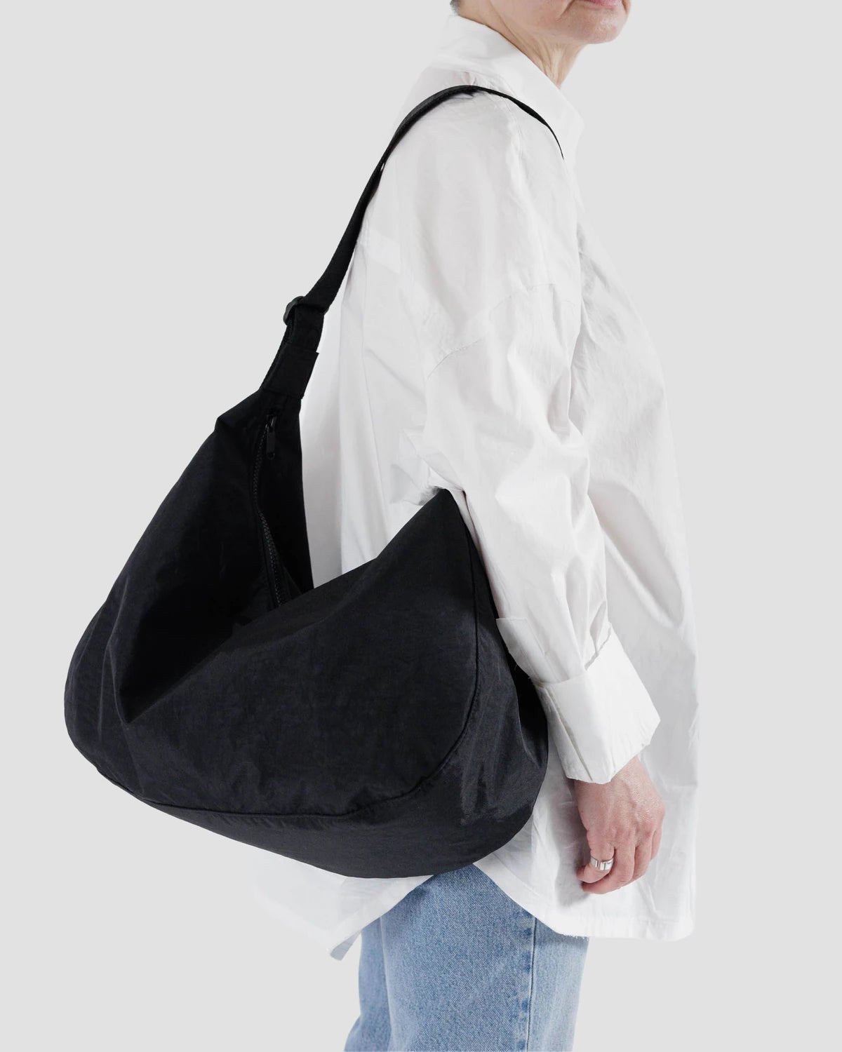Otto's Corner Store - Baggu | Large Nylon Crescent Bag - Black 37.5"