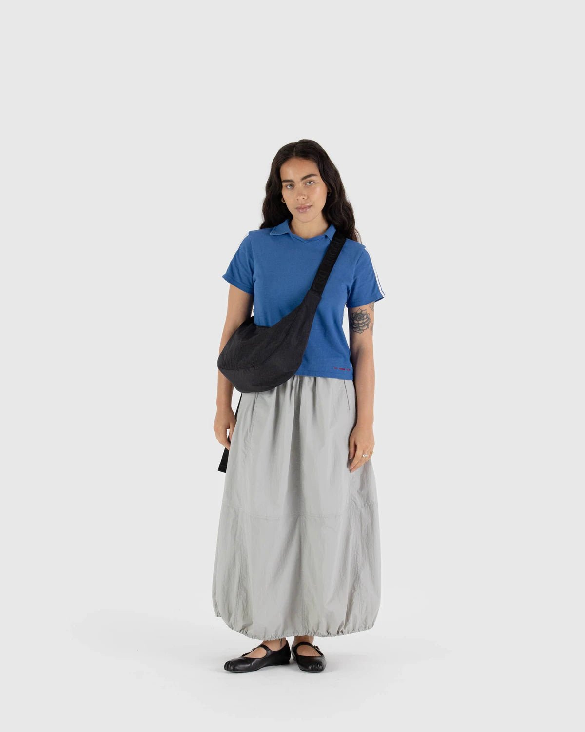 Otto's Corner Store - Baggu | Medium Nylon Crescent Bag - Black