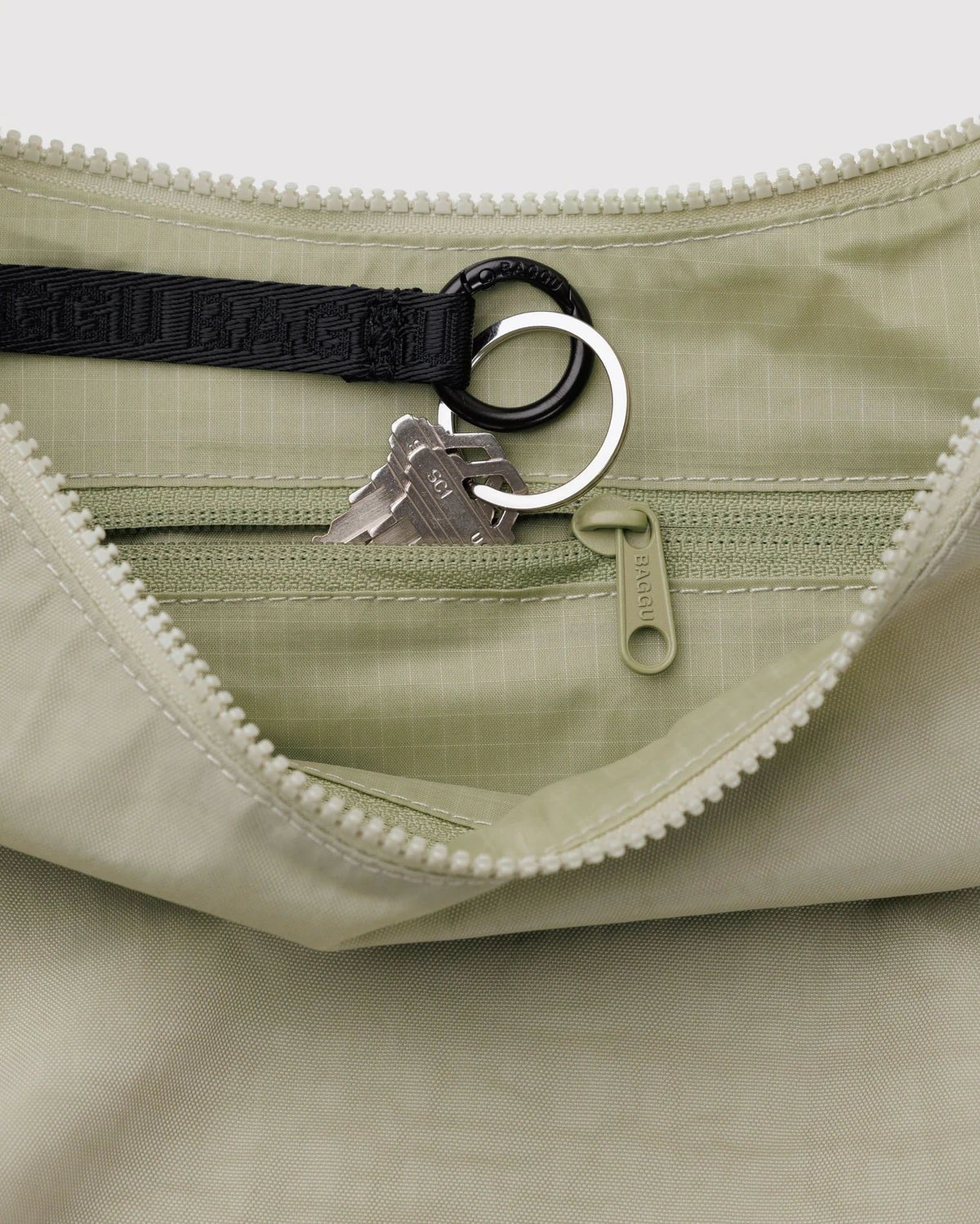 Otto's Corner Store - Baggu | Medium Nylon Crescent Bag - Celadon
