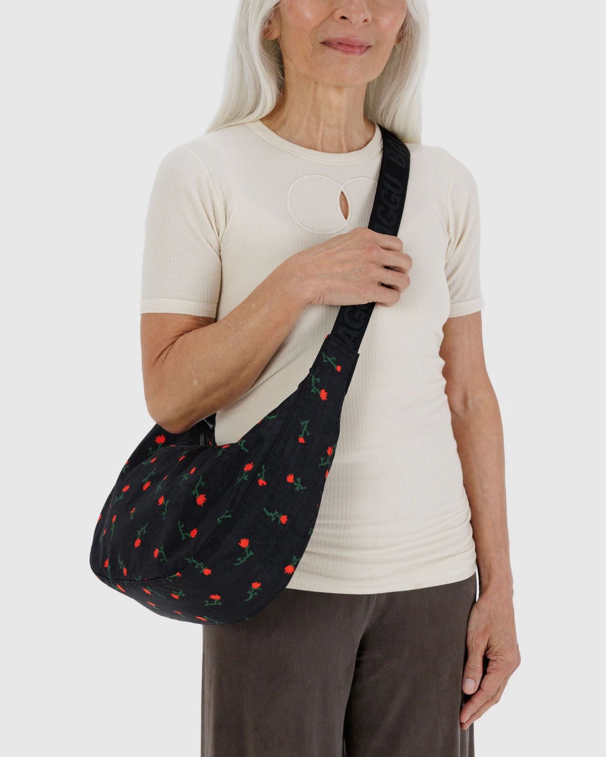 Otto's Corner Store - Baggu | Medium Nylon Crescent Bag - Painted Wildflower