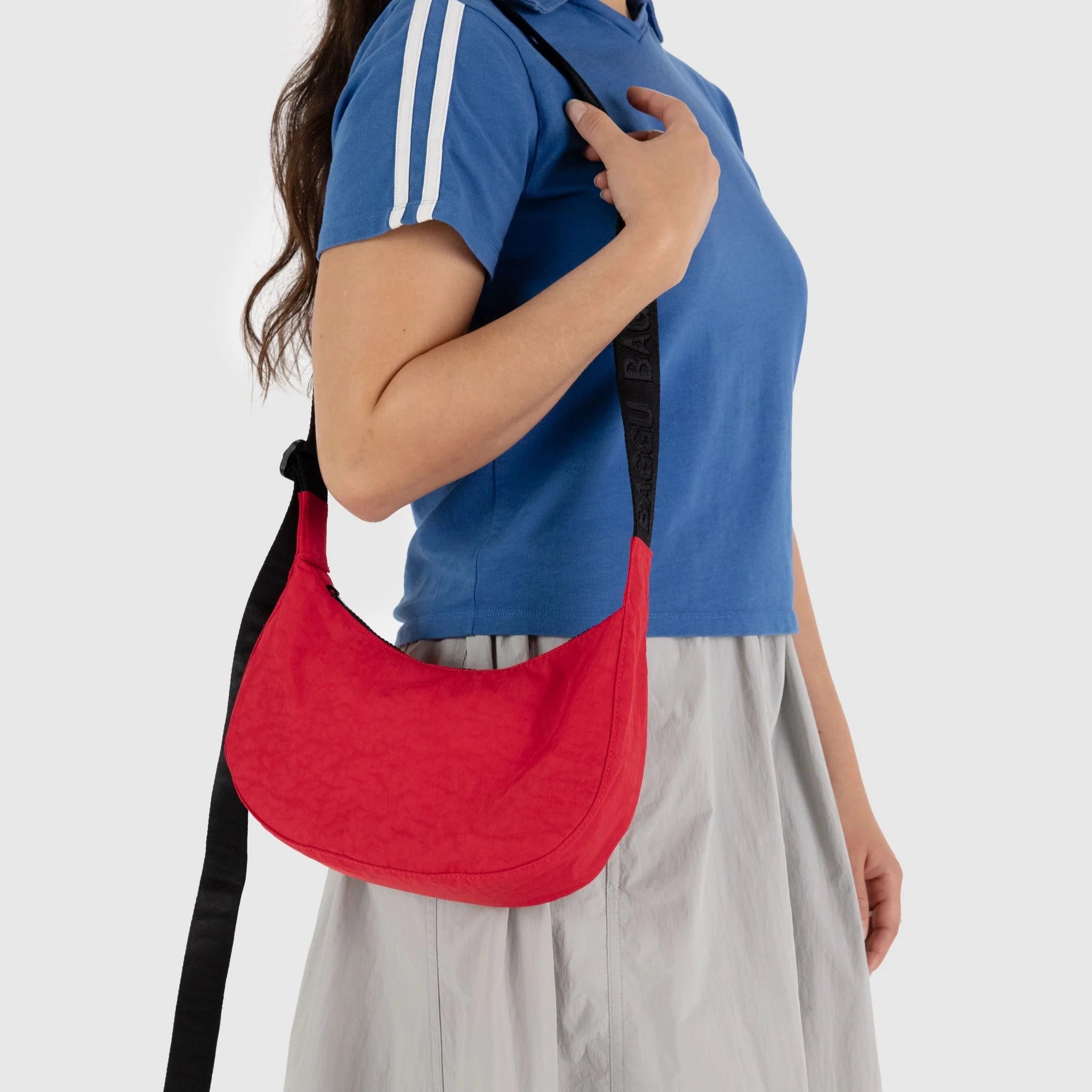 Otto's Corner Store - Baggu | Small Nylon Crescent Bag - Candy Apple