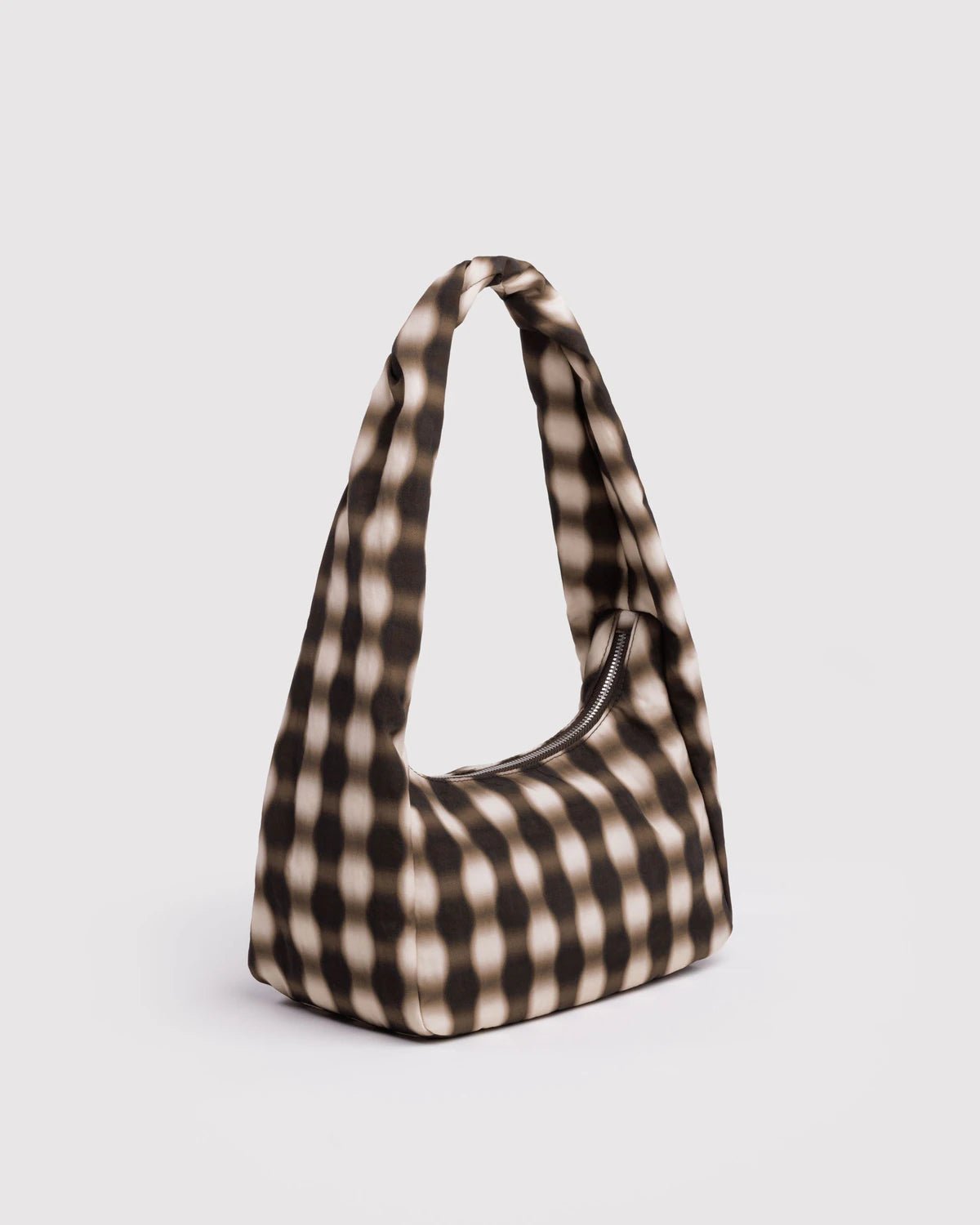 Otto's Corner Store - Baggu | Small Nylon Meringue Bag - Blurred Brown Gingham