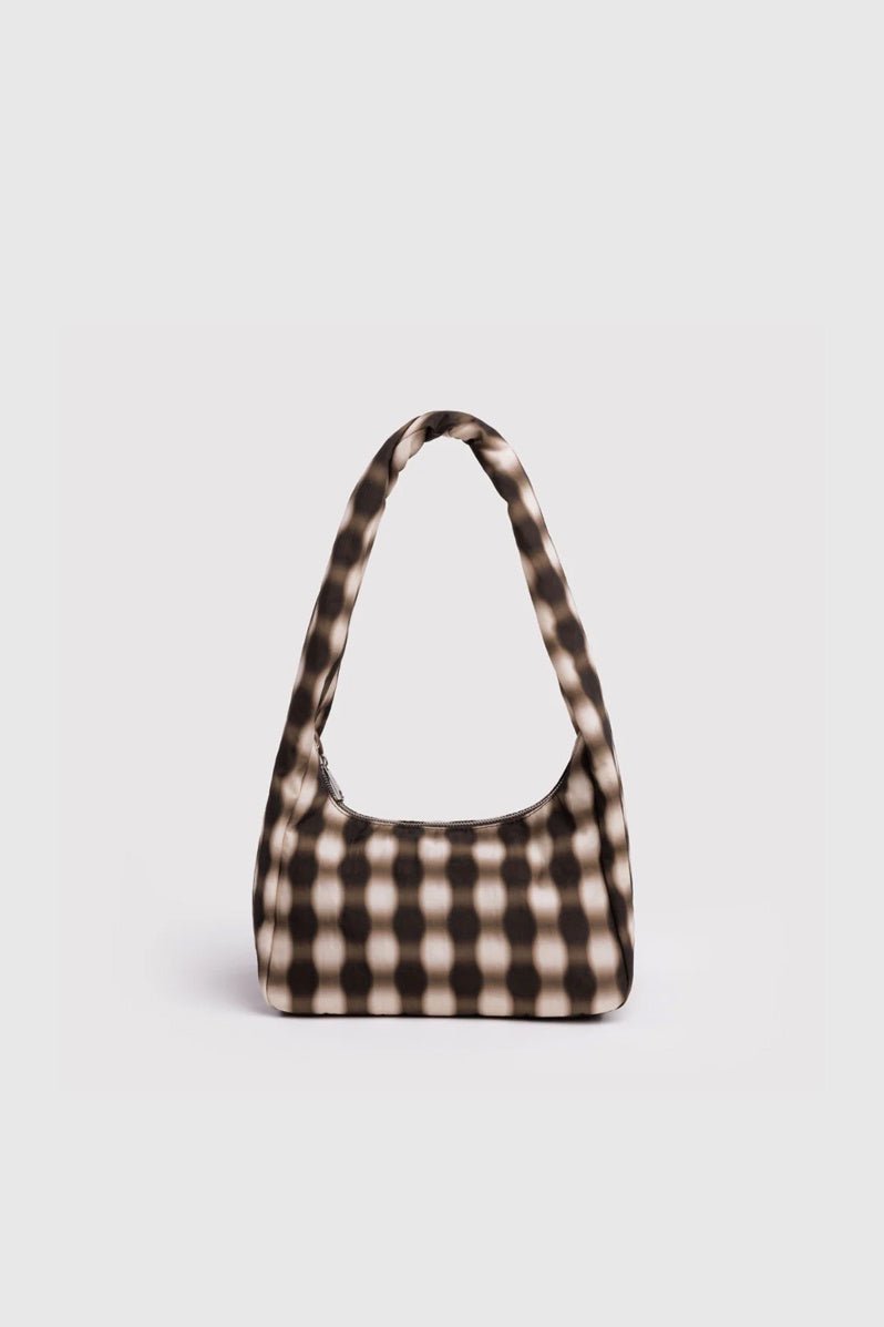 Otto's Corner Store - Baggu | Small Nylon Meringue Bag - Blurred Brown Gingham