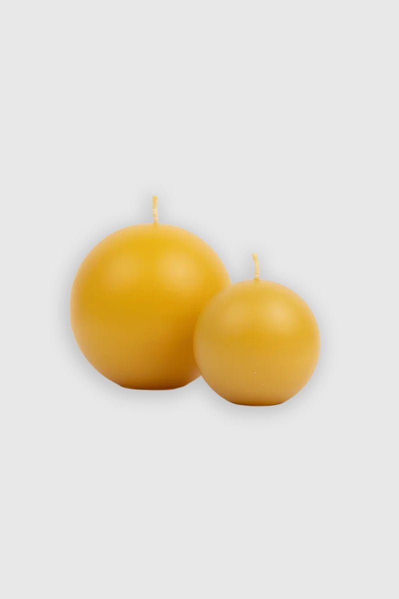 Otto's Corner Store - Beeswax Orb Candle