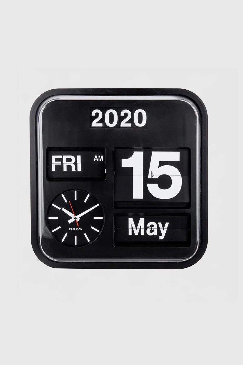 Otto's Corner Store - Big Flip Clock - Black