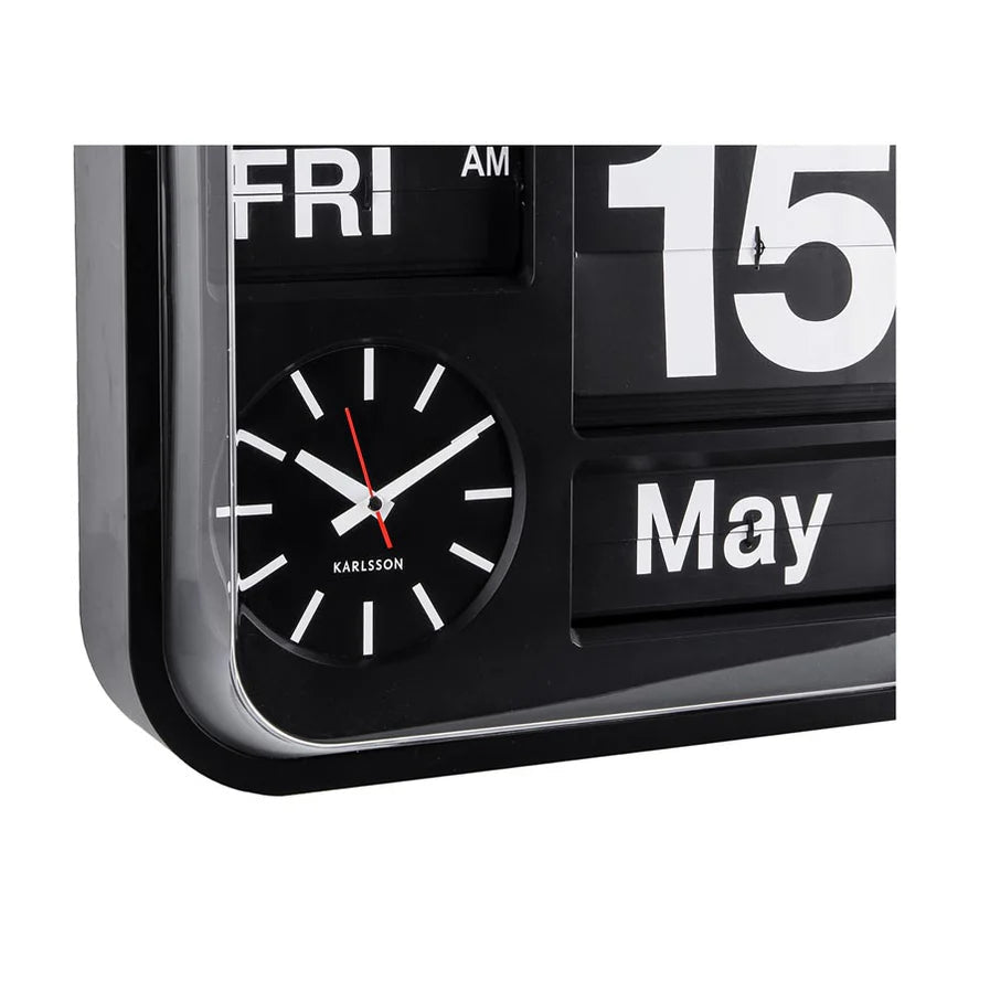 Otto's Corner Store - Big Flip Clock - Black