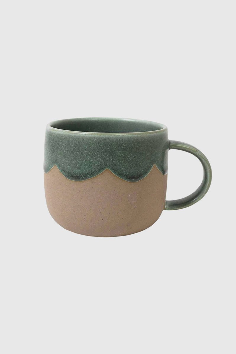 Otto's Corner Store - Breakfast in Bed Mug - Moss Scallop