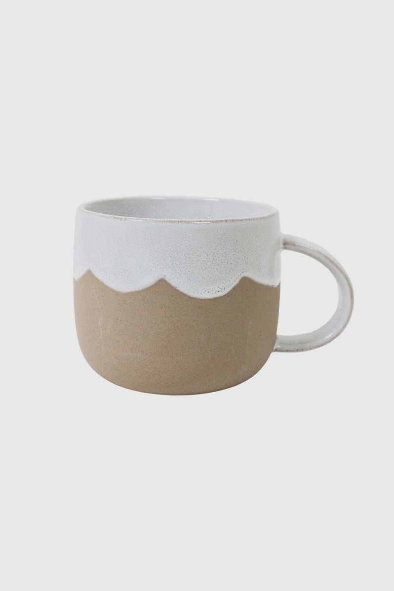 Otto's Corner Store - Breakfast in Bed Mug - Snow Scallop