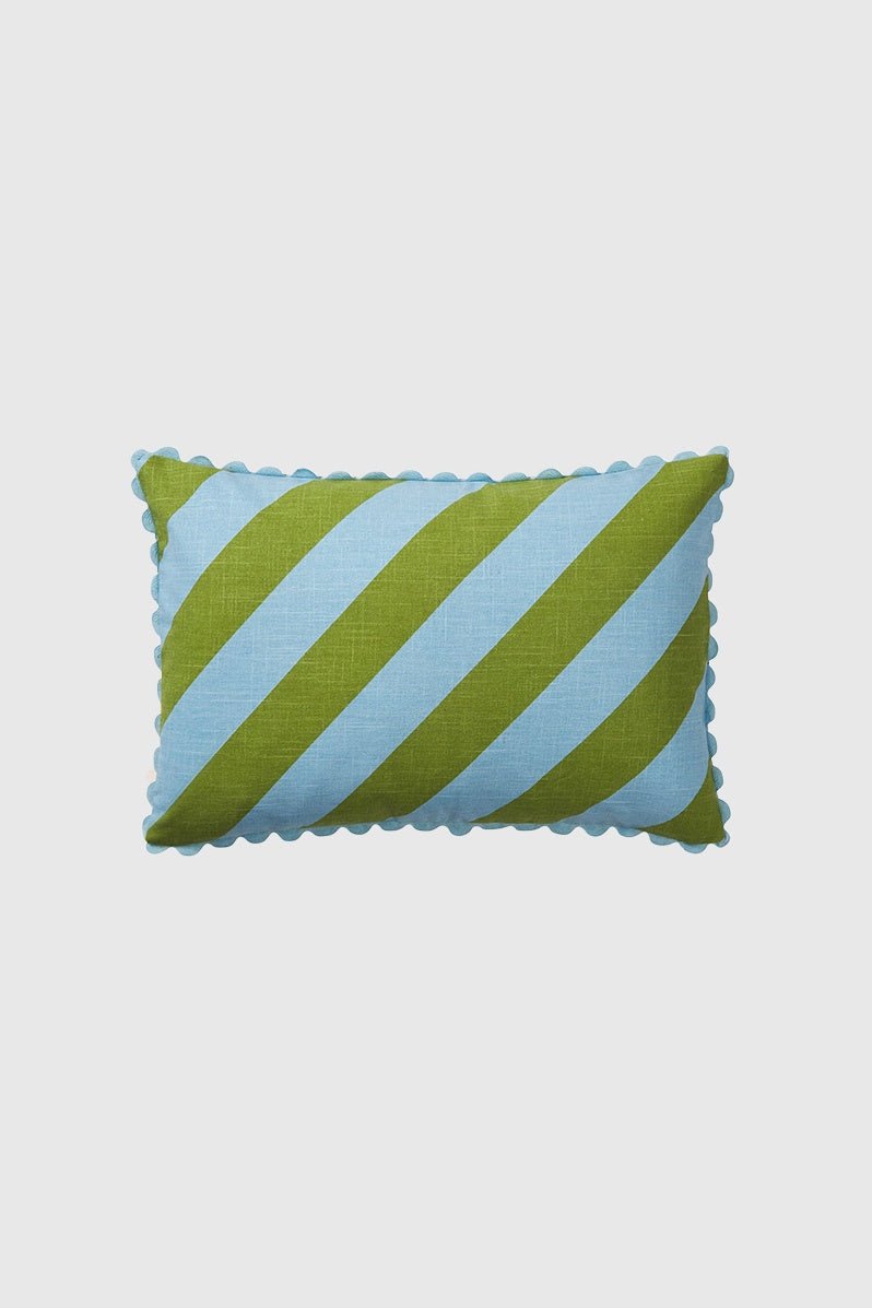 Otto's Corner Store - Bundi Stripe Cushion - Sky