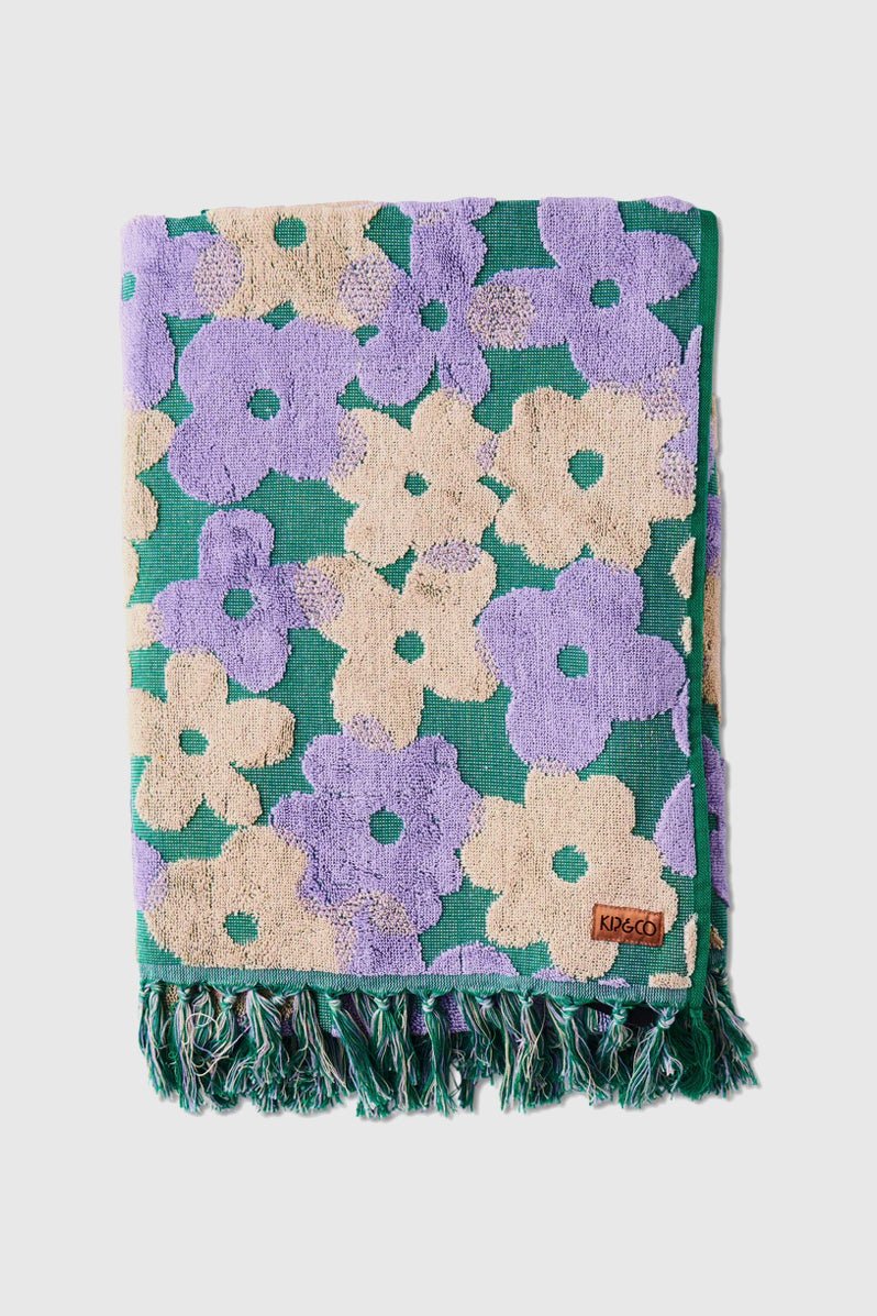 Otto's Corner Store - Bush Daisy Terry Bath Sheet / Beach Towel