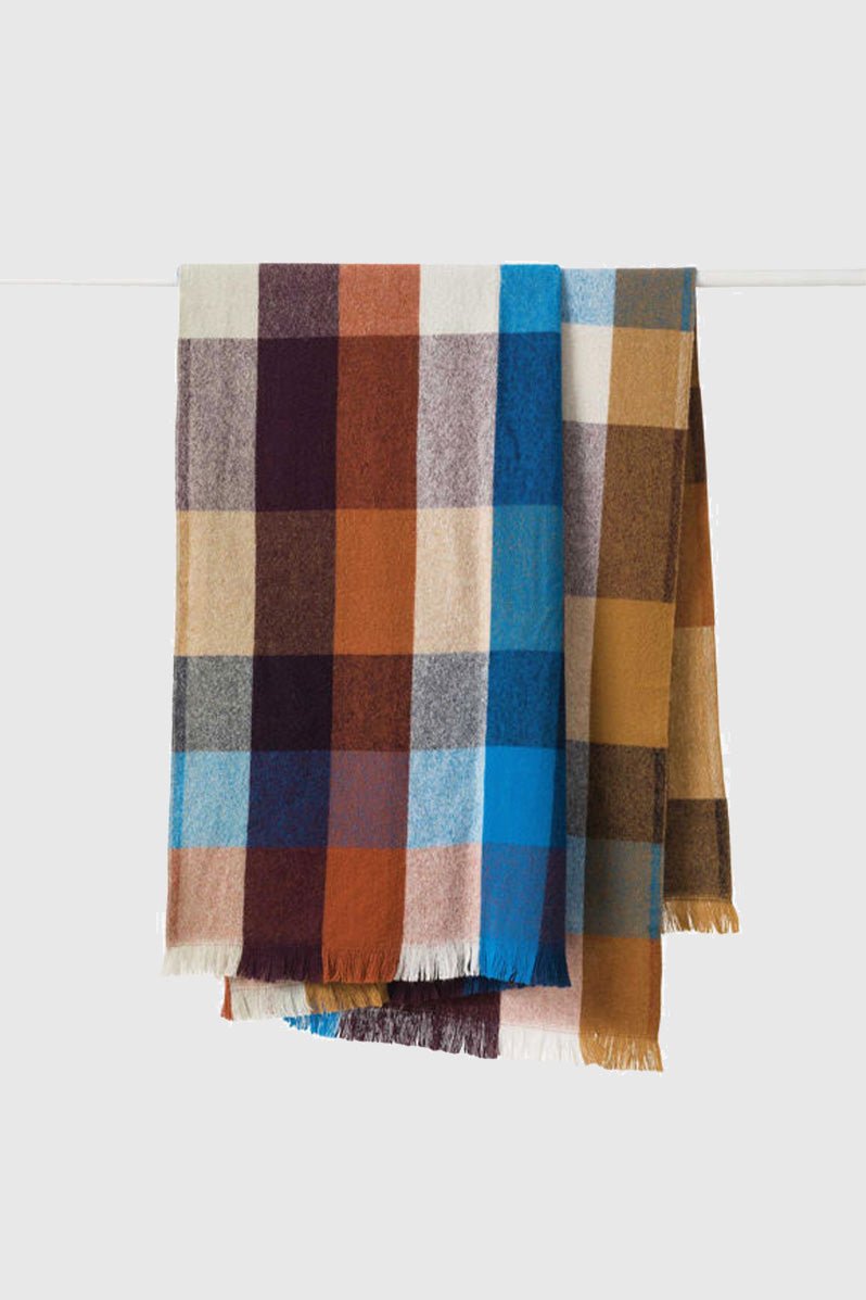 Otto's Corner Store - Cabin Wool Blanket - Mulberry