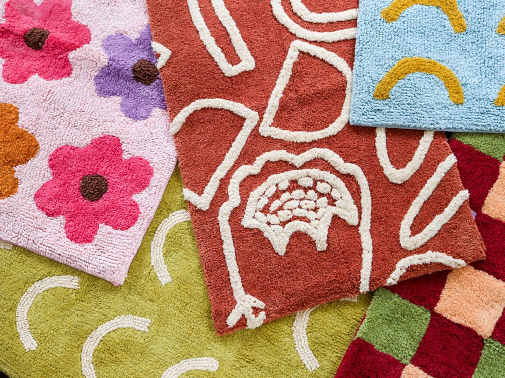 Otto's Corner Store - Candy Flowerbed Bath Mat