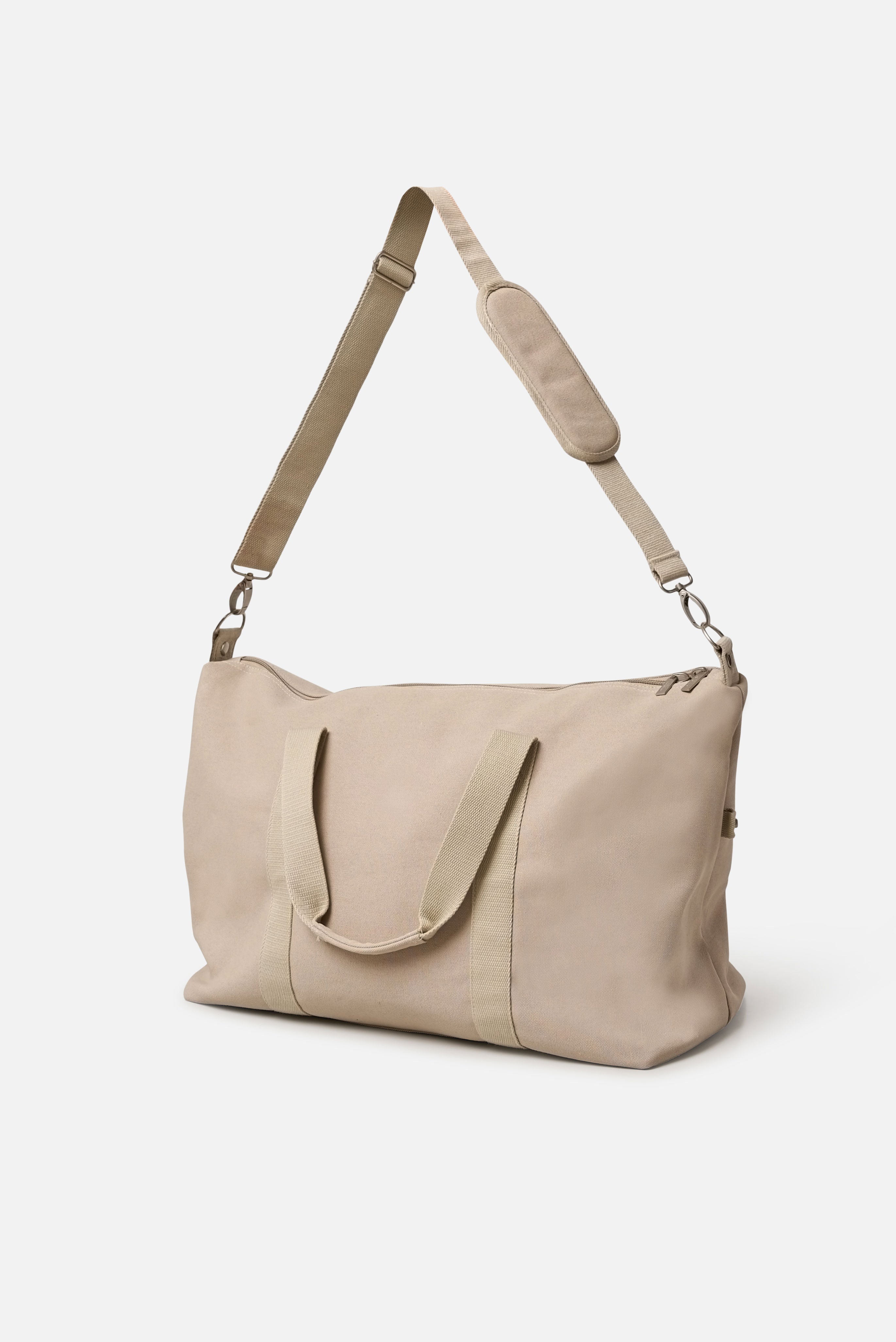 Otto's Corner Store - Canvas Weekender Bag - Beige