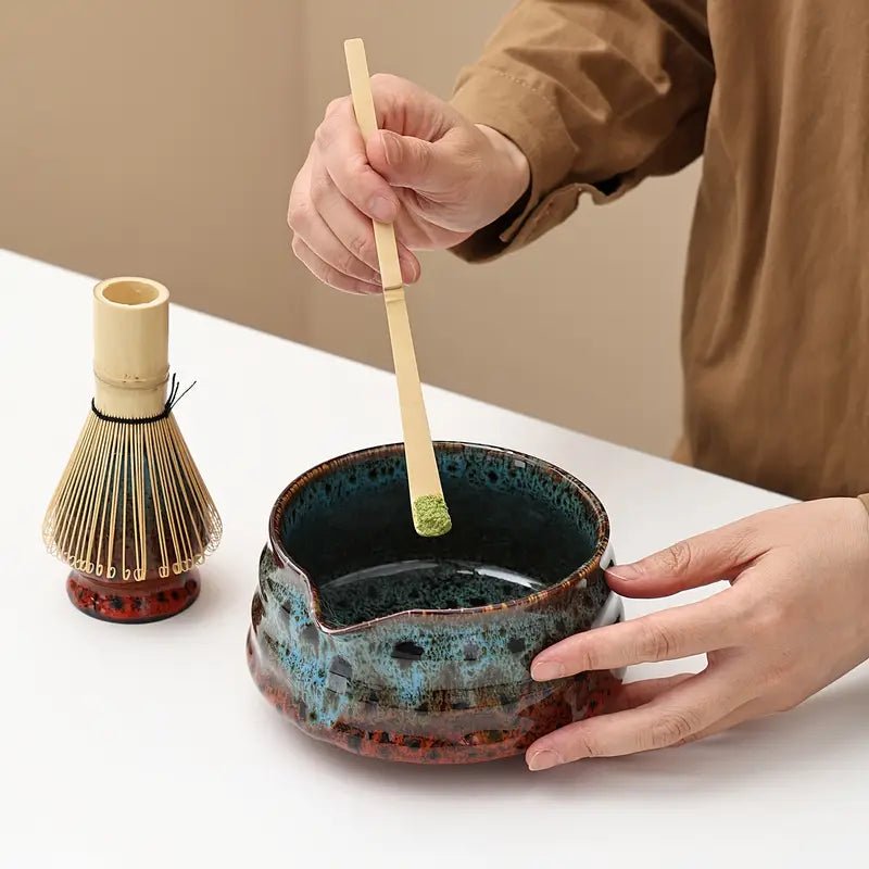 Otto's Corner Store - Ceremony Matcha Bowl Set - Oil Slick