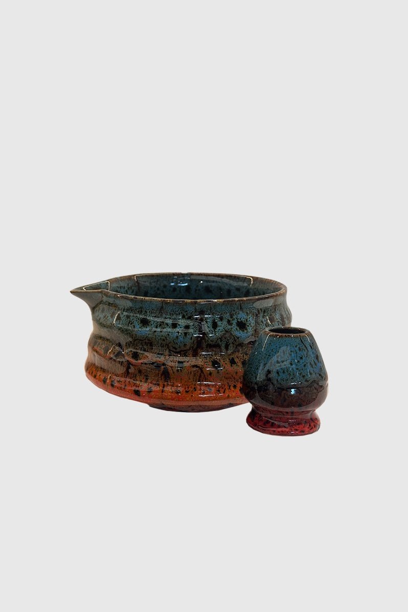 Otto's Corner Store - Ceremony Matcha Bowl Set - Oil Slick