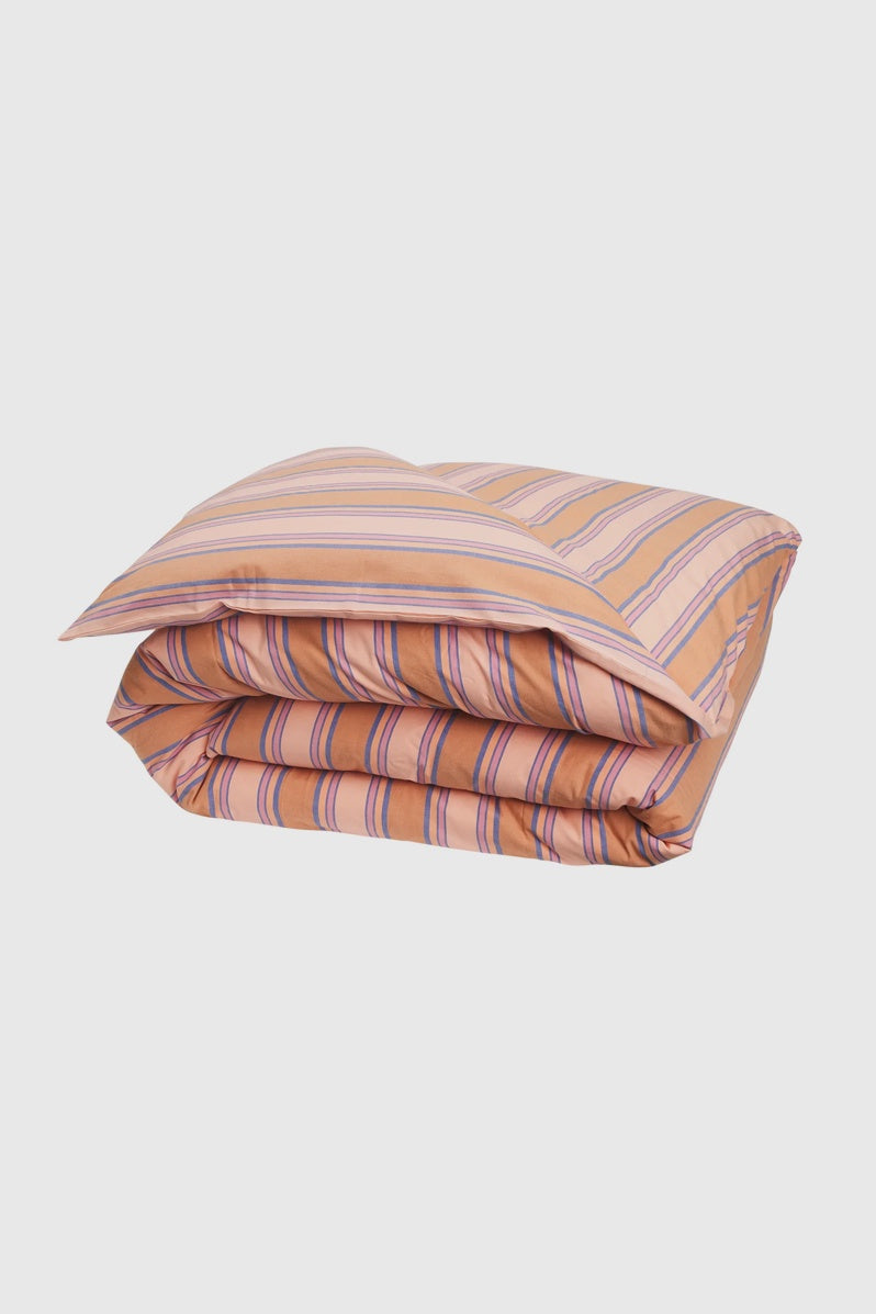 Samode Cotton Quilt Cover - Cinnamon