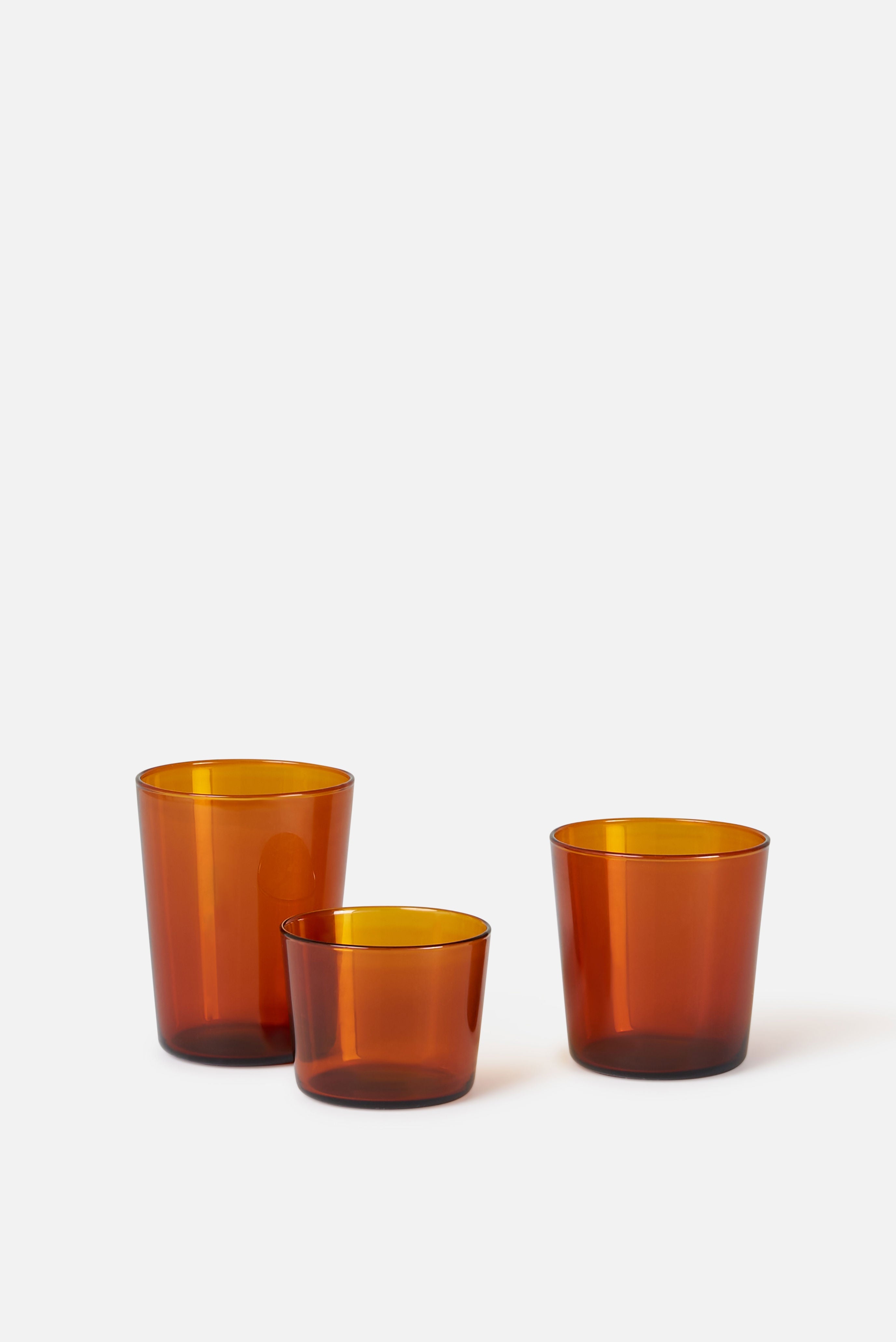 Otto's Corner Store - Citta Essentials - Glass Tumbler Amber