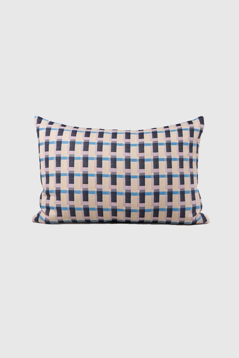 Otto's Corner Store - Civic Cushion w/ Duck Feather & Down Insert - Cornflower/Multi