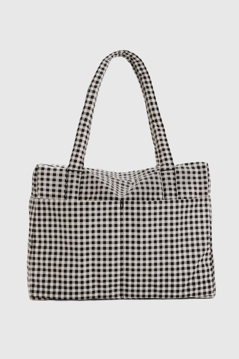 Otto's Corner Store - Cloud Carry - on - Black & White Gingham