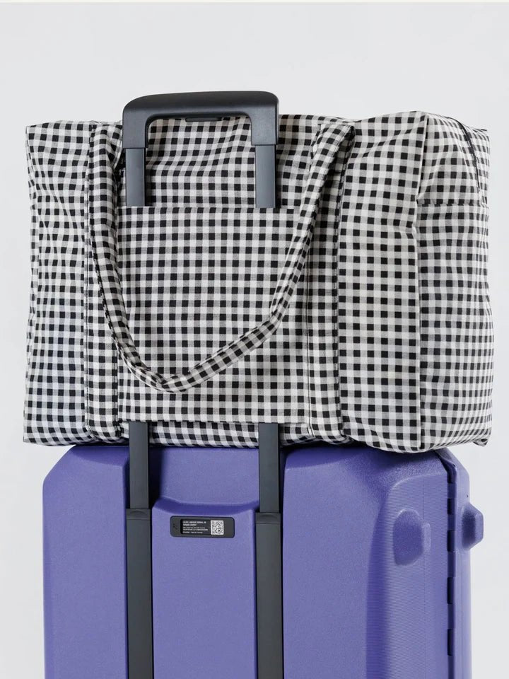 Otto's Corner Store - Cloud Carry - on - Black & White Gingham