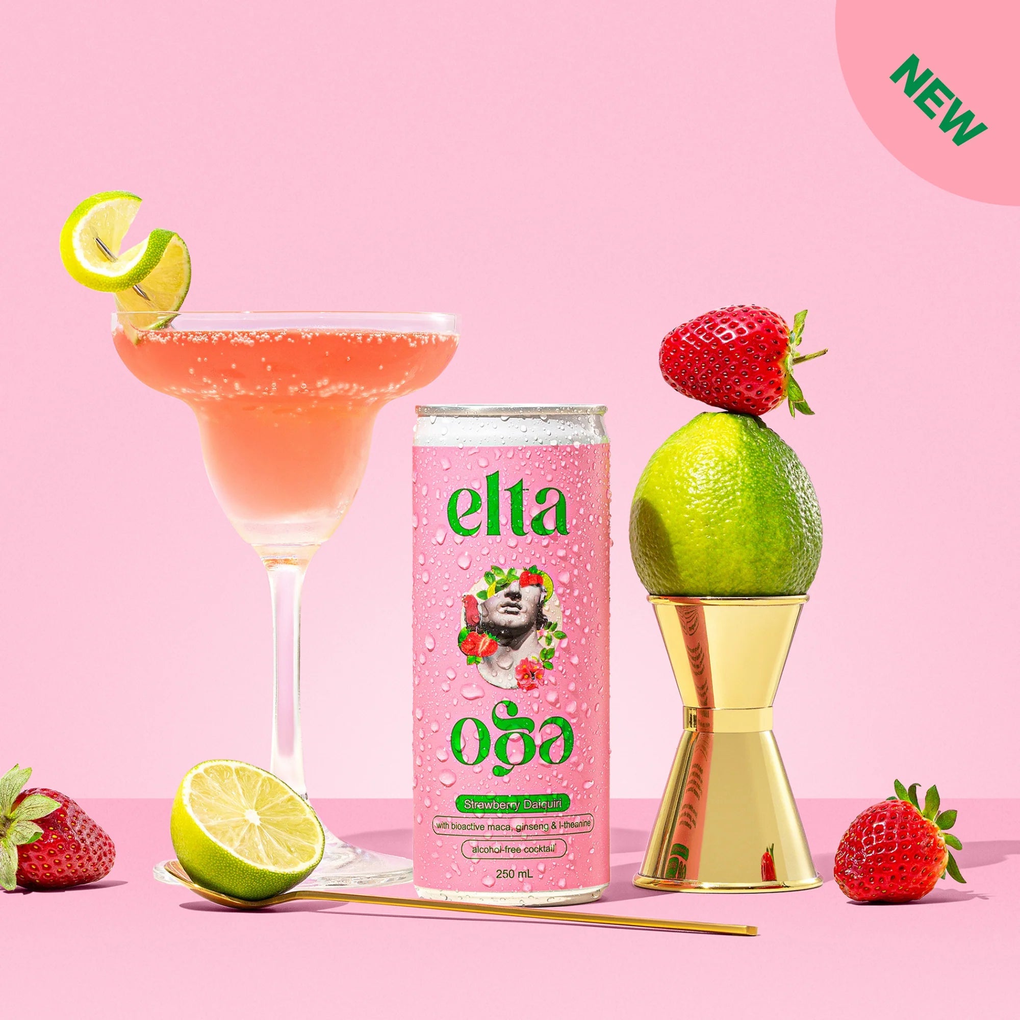 Otto's Corner Store - Elta Ego 0% Cocktail - Strawberry Daiquiri - 4pk