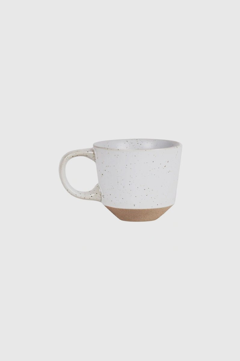 Otto's Corner Store - Espresso Cup & Saucer - Ritual Speckled White