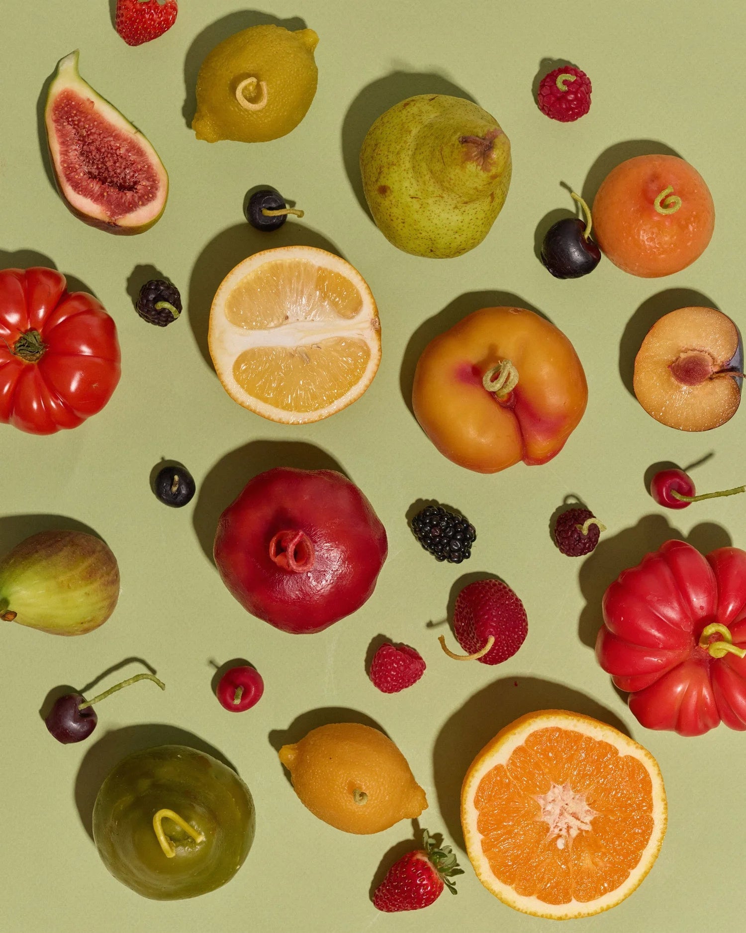 Otto's Corner Store - Flat Peach | Handmade Beeswax Candle