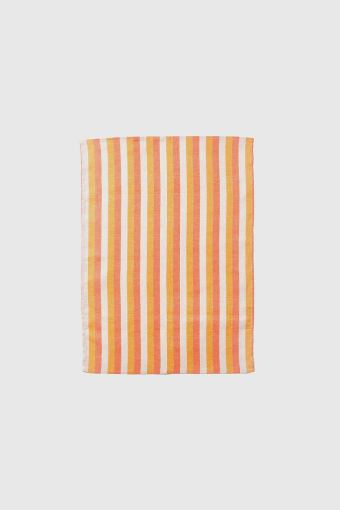Otto's Corner Store - Florence Stripe Tea Towel - Red
