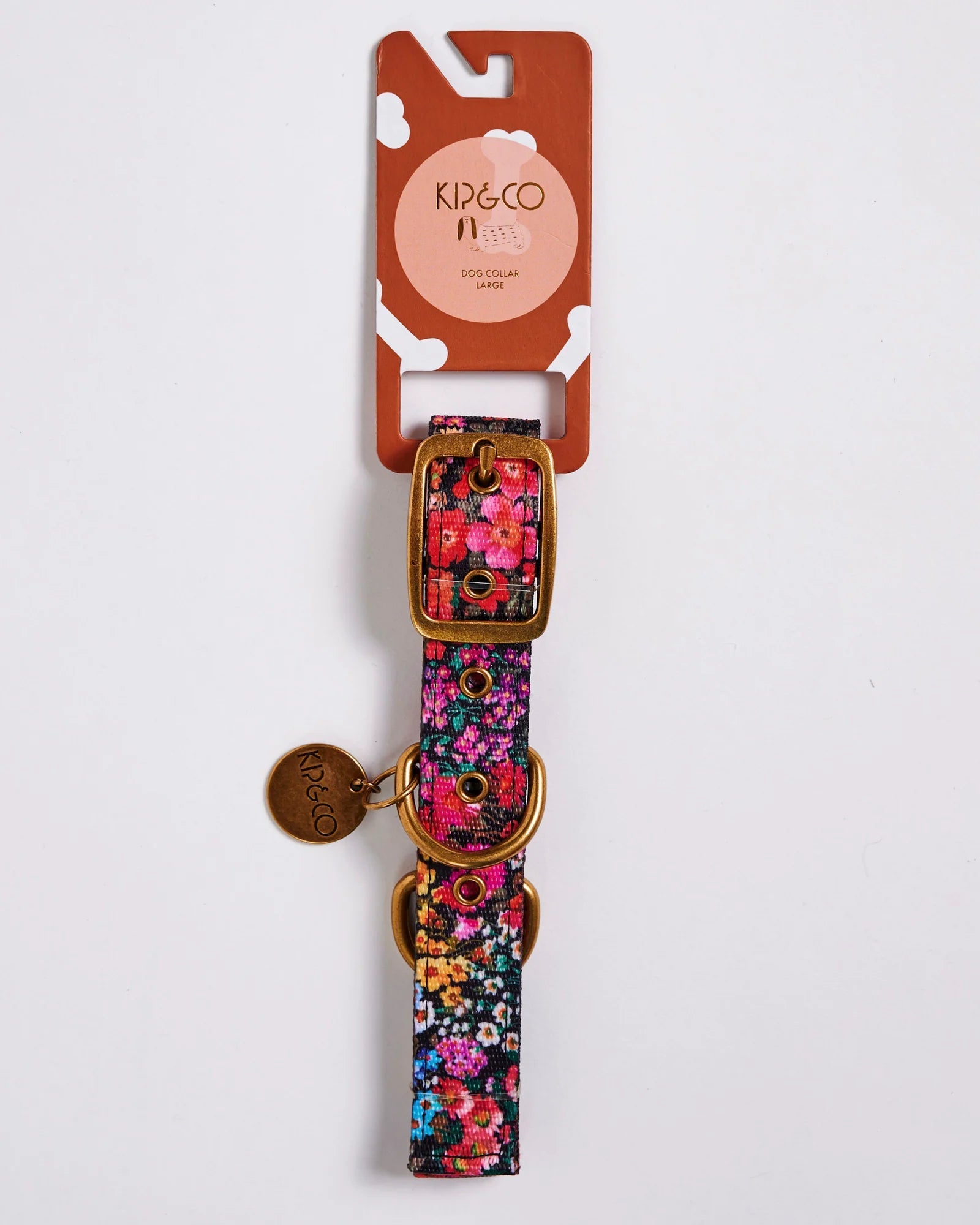 Otto's Corner Store - Forever Floral Black Dog Collar