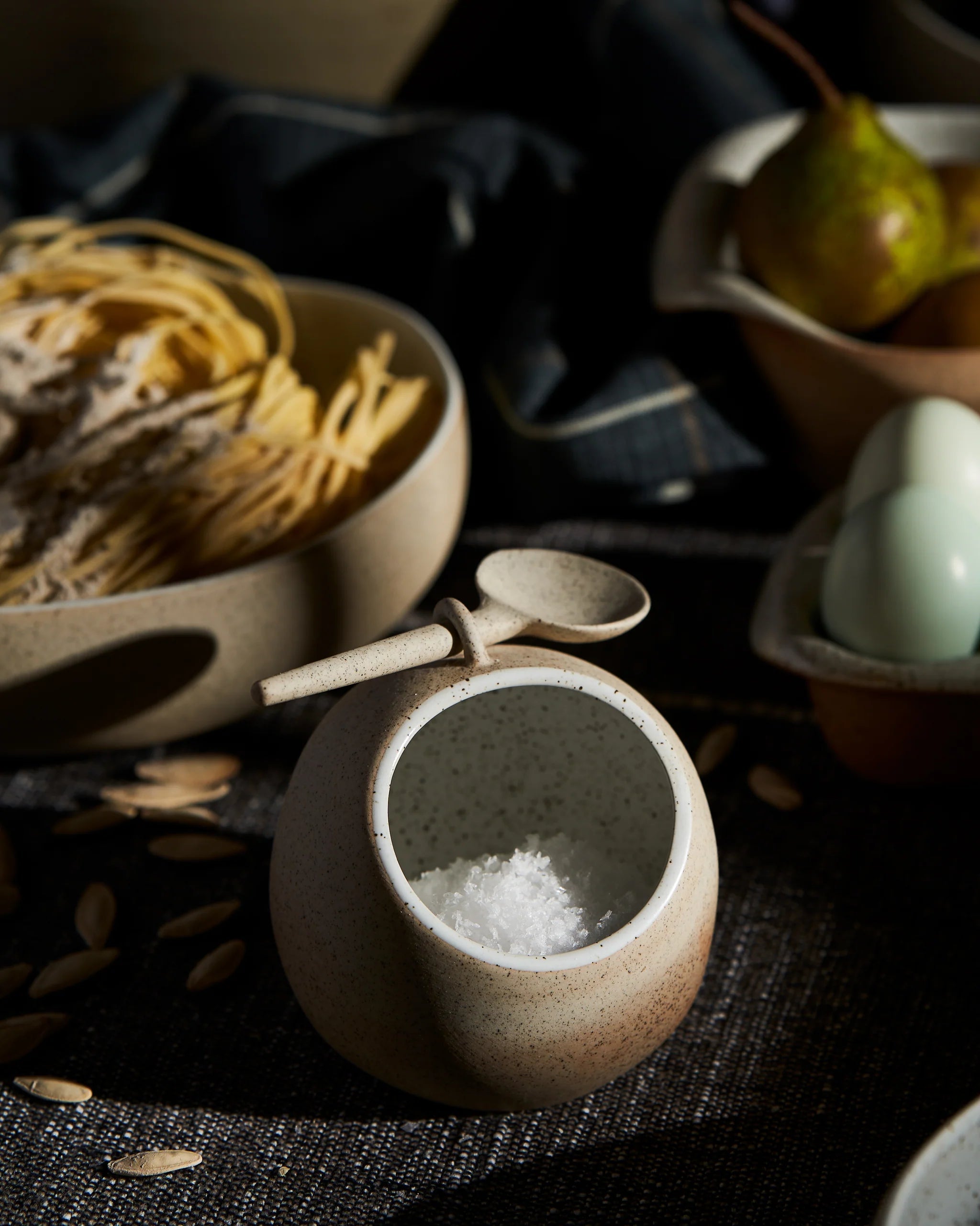 Otto's Corner Store - Garden To Table Salt Pig w/ Spoon