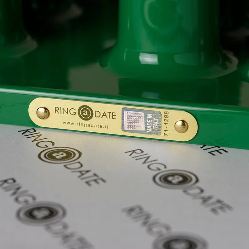 Otto's Corner Store - Green Ring - A - Date Perpetual Calendar by Giorgio Della Beffa