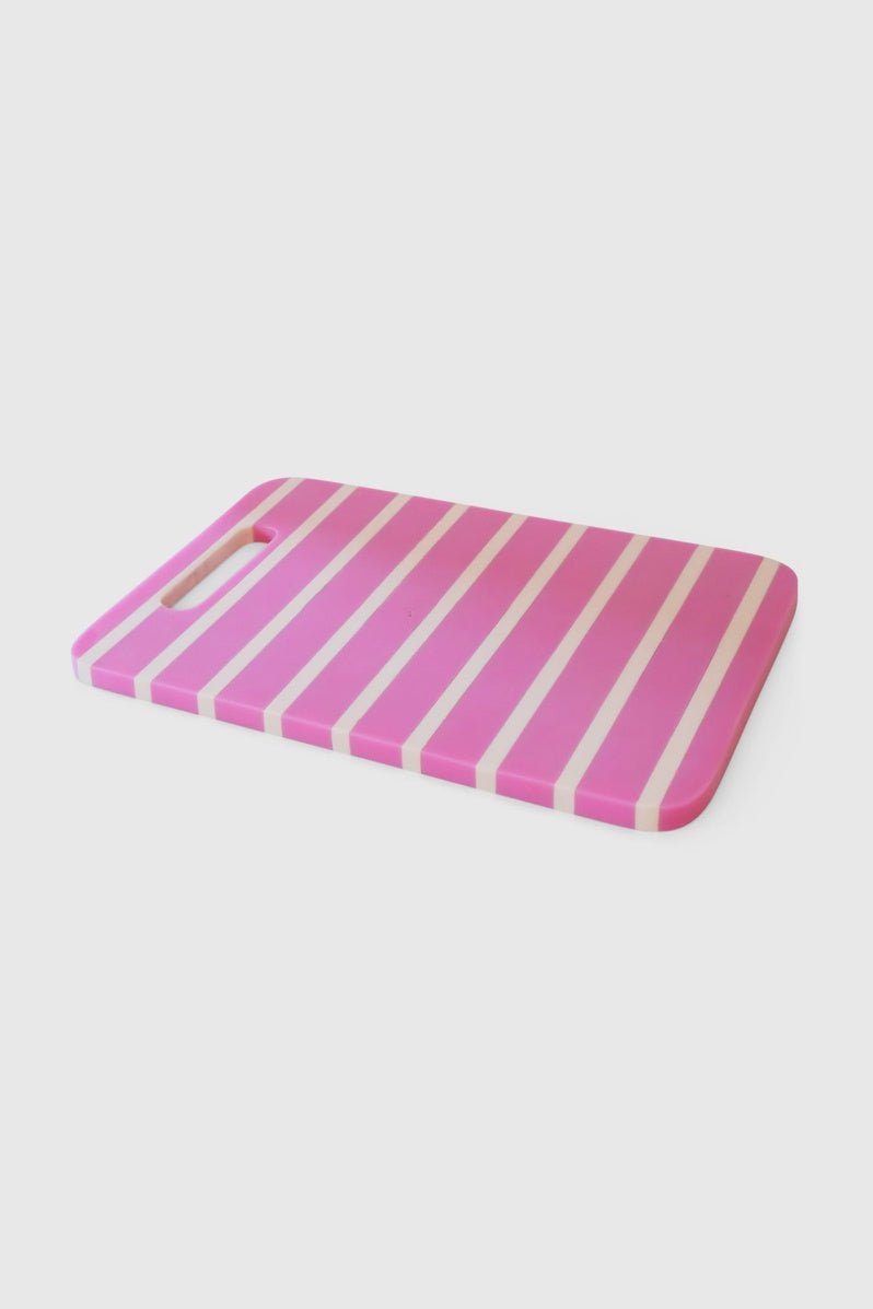 Otto's Corner Store - Gypsy Rose Stripe Resin Serving Board