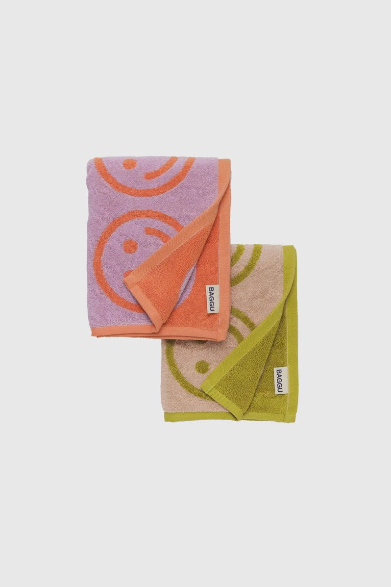 Otto's Corner Store - Hand Towel Set of 2 - Happy Lilac Ochre